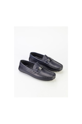 Cabani Hakiki Deri Lacivert Erkek Loafer Lacivert (521651357) Lacivert