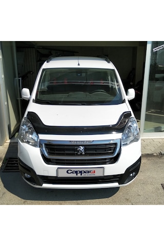Cappafe Peugeot Partner Ön Kaput Koruyucu Rüzgarlık 4Mm 2015-2018