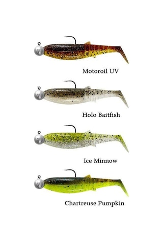 Savage Gear Cannibal Shad 12.5cm 20gr+12.5gr 5/0 Clear Water 4+4 Adet Sahte Balık