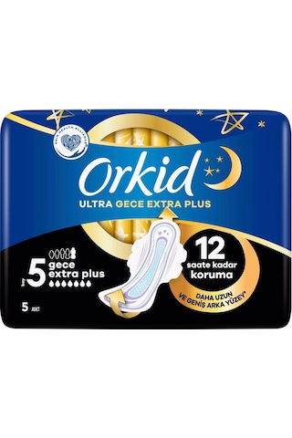 Orkid Ultra Tekli Paket Extra Gece 5'li