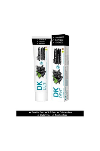 Dermokil DK Dent Aktif Karbon & Kil Beyazlatıcı Diş Macunu 75 ML