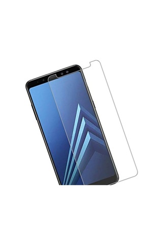 AnındaGelir Samsung Uyumlu Galaxy A8 Plus 2018 Kırılmaz Ekran Koruyucu Temperli Cam