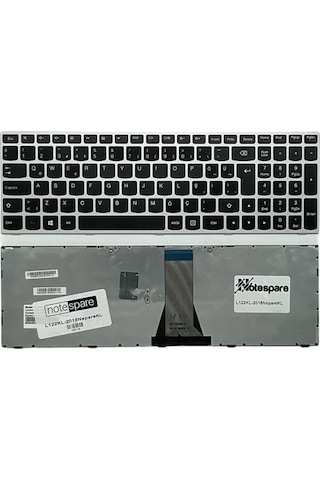 Lenovo Uyumlu Z50-70 Type 20354, Z50-70 Type 800000000 Klavye Tr Gümüş Gri Lenovo Uyumlu Z50-70 Type 20354, Z50-70 Type 800000000 Klavye Tr Gümüş Gri