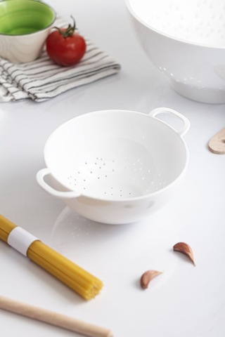 Akrilik Beyaz Mini Pirinç Süzgeçi & Bakliyat Süzgeçi 3 Su Bardağı Ölçülü Diğer