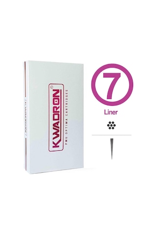 Kwadron Pmu Optima 25/7 Rllt Round Liner Long Taper - Kartuş Pmu İğnesi