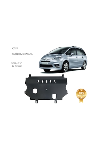 Citroen C4 G. Picasso Çelik Karter Muhafaza Koruma 2006 2007 2008 2009 2010 2011 2012 2013