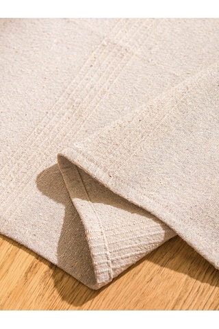 Bej Düz Runner 40x120 Cm