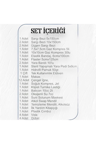 Essafe İşyeri İlk Yardım Seti Maxi