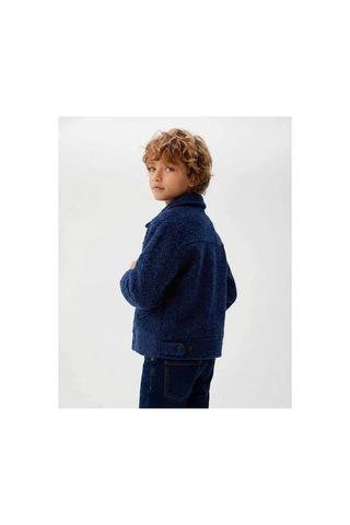 Poala Kids Unisex Lacivert Teddy Ceket