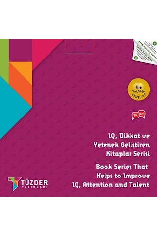 4+ Yaş 6'lı SET / IQ Dikkat Ve Yetenek Geliştiren Kitaplar Serisi