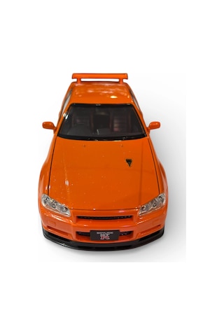 Hobbiez World 1/24 Nissan Gtr R34 - Orange