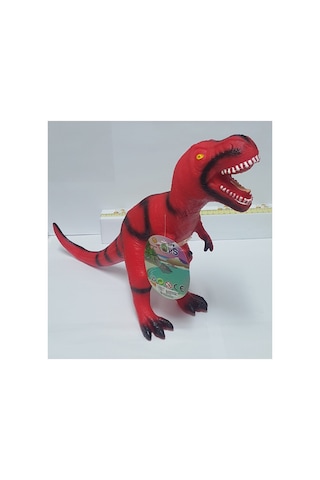 Sesli Soft Dinazor Dinozor Trex T-rex 47 Cm. Kırmızı
