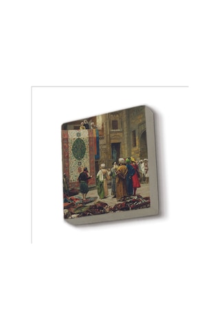 Halı Tüccarı Osman Hamdi Bey, 1888 Baskılı Taş Magnet 5x5