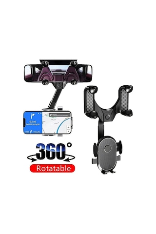 Hr14 Araç Araba Içi Telefon Tutucu Dikiz Aynası 360 Derece Destek Tutuculu