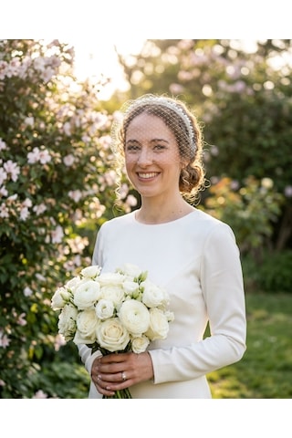 İncili, Duvaklı Nikah Tacı, Gelin Tacı, Nedime , Lohusa , Parti Tacı Orjinal Vual Tül ile
