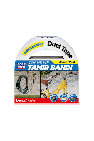 Duct Tape Tamir Bandı Beyaz - 48Mmx10Mt