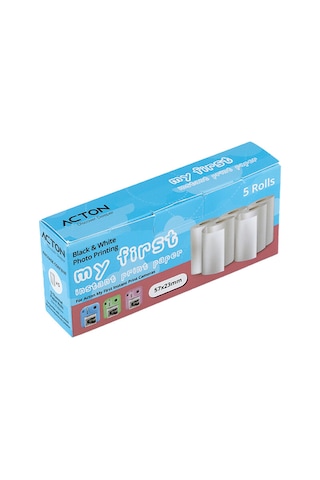3 Adet Acton Instant Paper Roll 5 Rolls Pack