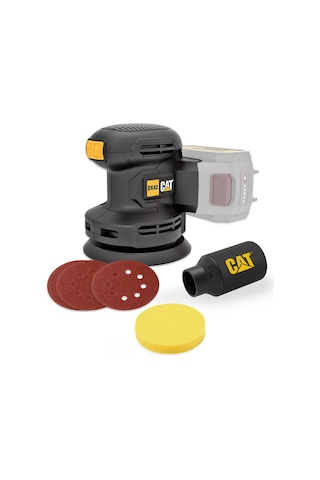 Cat Dx42b 18volt 125mm Profesyonel Devir Ayarlı Eksantrik Zımpara Akü Dahil Değildir
