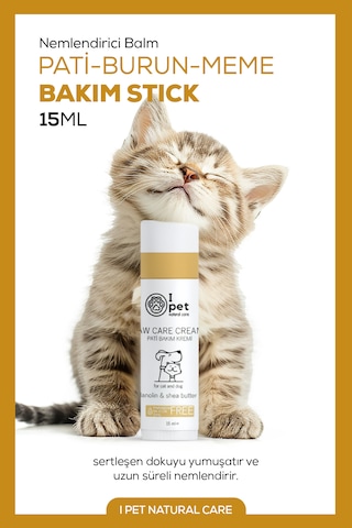 Kedi Köpek Pati Bakım Kremi, Stick Doğal Nemlendirici Çatlak Giderici