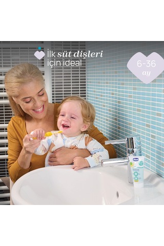 Chicco 2'li Diş Fırçası 6-36 Ay Lılac Mustard 00012082000000 Çok Renkli