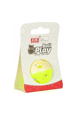 Flip Zilli Kedi Top Oyuncağı Çok Renkli