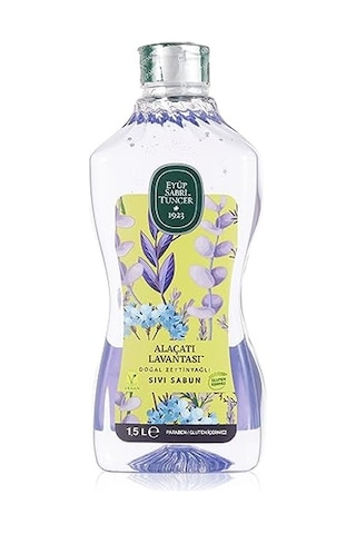 Eyüp Sabri Tuncer Doğal Zeytinyağlı Sıvı Sabun Alaçati Lavantasi 1,5 L Pet Şişe 1 X 1500 Ml