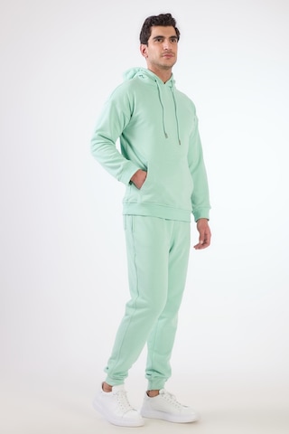 Dufy Mint Yeşili Kapüşonlu Kanguru Cepli Regular Fit Erkek Sweatshirt Mint Yeşili