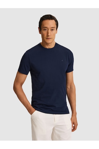 Cacharel Erkek Lacivert Tişört Basic 50328373-vr033