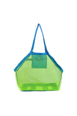 Didadodo Katlanır Plaj Çantası Çocuk Oyuncak Saklama Torbası - Geniş Ağ Yapılı, Dayanıklı Yeşil Yeşil