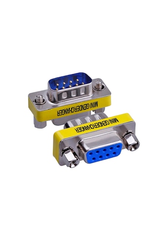 9 Pin Rs232 Db9 Pin Erkek-dişi Seri Kablo Cinsiyet Değiştirici