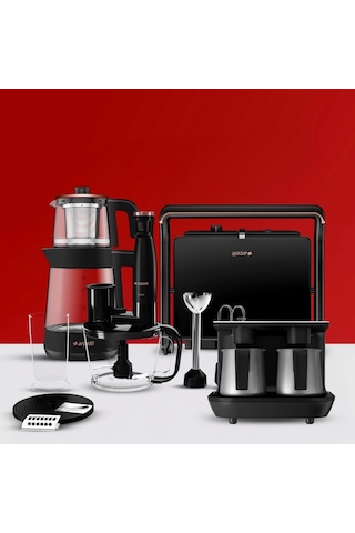 Arçelik 4lü Siyah Telveli Set Siyah