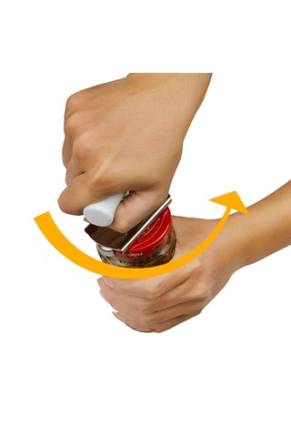 Zahmetsiz Paslanmaz Çelik Kaymaz Konserve Açacağı Beyaz