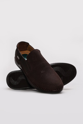 FAST STEP Hakiki Deri Erkek Casual Ayakkabı 126ma803 Kahverengi