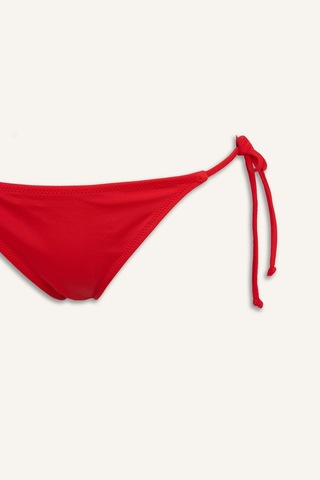 Defacto Regular Fıt Bağcıklı Bikini Altı T3670az26smrd197 Kırmızı-rd197