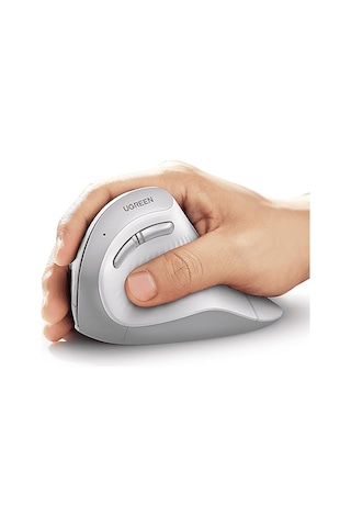 Ugreen Bt 5.0+2.4g 6 Düğmeli 1000/1600/2000/4000 Dpı 45759 Dikey Ergonomik Fare Kablosuz