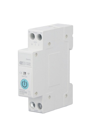 Yaozixa Ev İçin Wifi Akıllı Devre Kesici, 63a 90-300v, Enerji Tüketim Takibi, Uygulama Ve Ses Kontrolü, Zamanlanmış Açma/kapama, Dın Ray Montajı