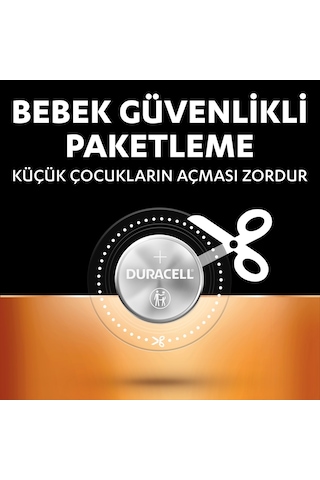 DURACELL CR 2032 Lityum Düğme Pil (4’lü paket) – 3V, (CR2032)