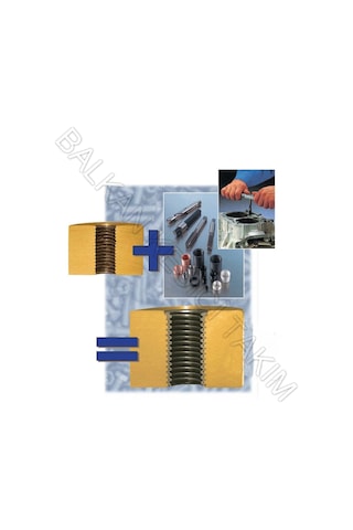 M16x1,00 Düz Helicoil Kılavuz M16x1,00 Diş Tamir Kılavuzu