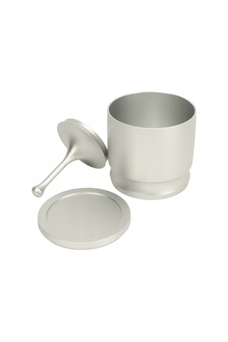 58mm Alüminyum Alaşımlı Kahve Tozu Seçici Dozaj Halkalı Gümüş Gümüş