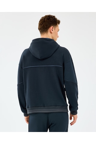 Skechers M Hoodie Sweatshirt Erkek Siyah Sweatshirt S2520227-3817 Siyah