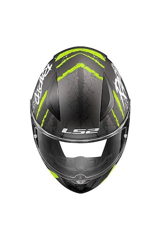Ls2 Rapid 2 Raven Kapalı Motosiklet Kaskı Gri - Neon