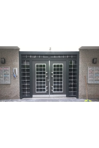 Apartman Giriş Kapısı Modelleri, Özel İmalat Antrasit Apartman Gi Apartman Giriş Kapısı Modelleri, Özel İmalat Antrasit Apartman Gi