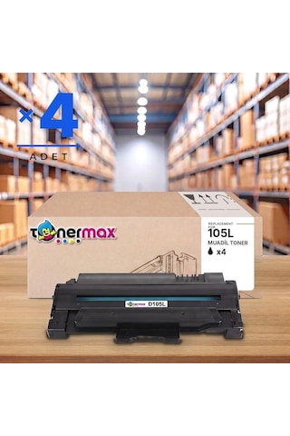 Samsung Xpress Scx-4623gn Uyumlu Toner Çipli Mlt-d105l 4'lü 2.500 Sayfa