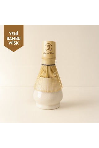 Mim And More Matcha Whisk El Yapımı Özel Bambu Köpürtücü