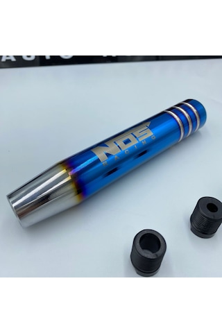 Drift-drag Nos Logolu Mavi-gümüş Sert Metal Malzeme Süper Lüx