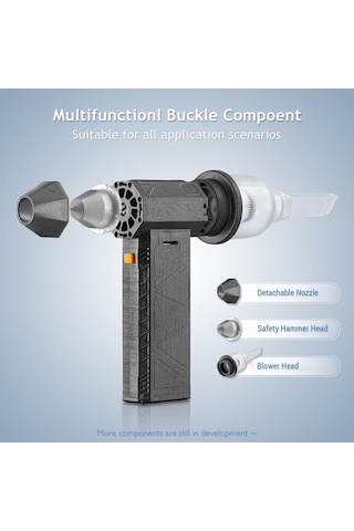 Ulzyvf Üfleyici Turbo Süper Siyah Rpm Kuru Jet Hızla Güçlü Fan Ayarlanabilir 130000 Rt Siyah