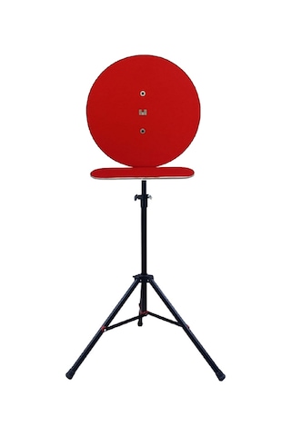 Dartsan TADAR7212K Raf Düzenekli Tripod Ayaklı Dart Arkalık Stand Seti Kırmızı