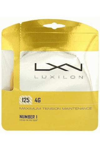 Luxilon 125 4G Raket Kordajı 1.25 MM Kordaj Gold Wrz997110