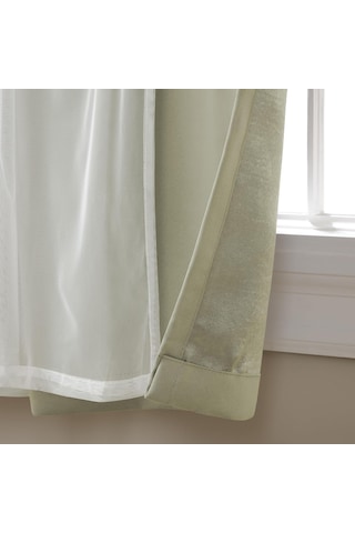 Exclusive Home Curtains Catarina Karartma Perdesi, Çok Katmanlı, Karartıcı, Üstte Halkalı, 1 Çift, 52 X 120 Cm, K Diğer