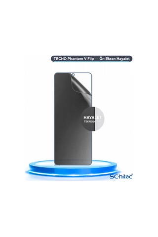 Phantom V Flip Uyumlu Ön Yüzey Hayalet Privacy Hidrojel Ekran Koruyucu 79951335